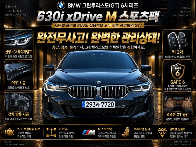 2019 BMW 6 Series GT (G32) 630i xDrive M 스포츠
