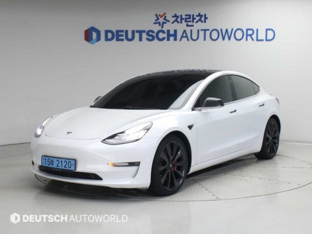 2020 Tesla Model 3 퍼포먼스