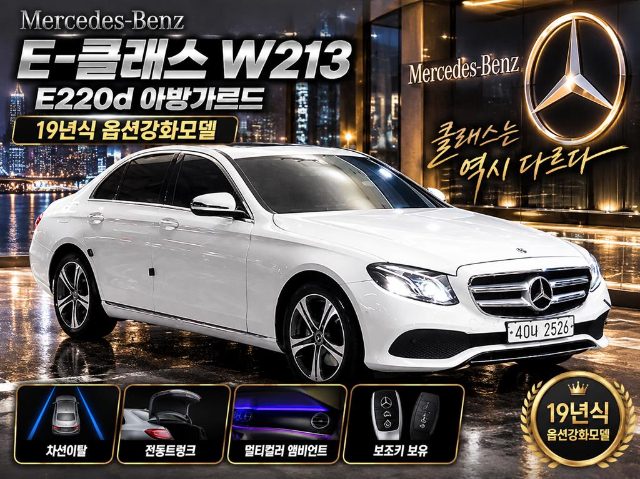 2019 Mercedes-Benz E-Class W213 E220d 아방가르드