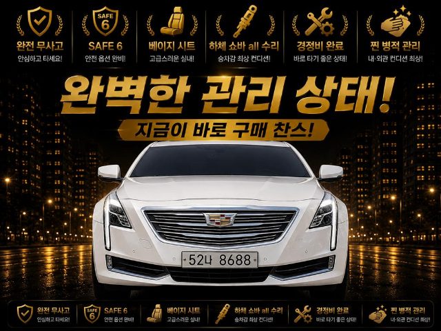 2017 Cadillac CT6 3.6 플래티넘 AWD